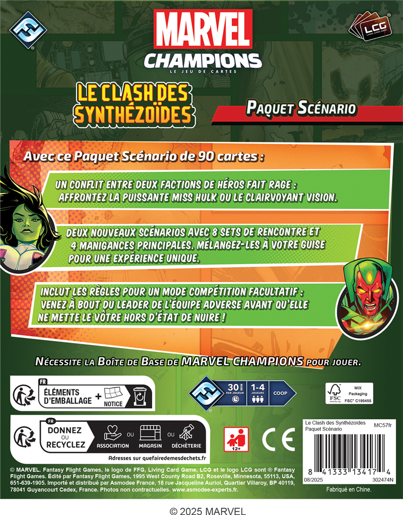 Marvel Champions : Synthezoid Smackdown (scenario)(RUPTURE DE STOCK FOURNISSEUR)