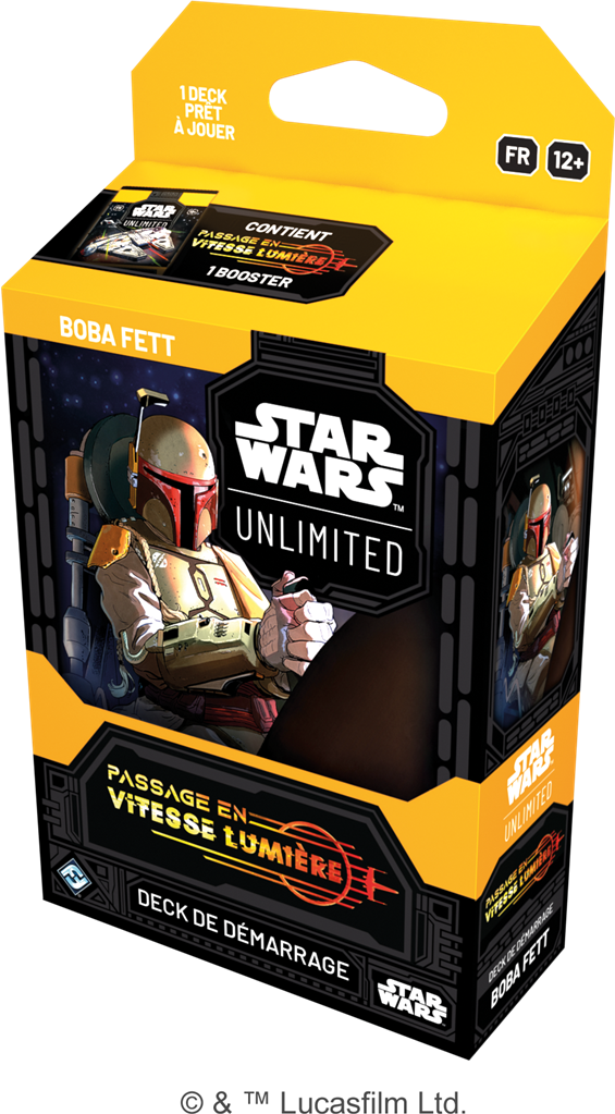 Star Wars Unlimited : Passage Vitesse Lumière Deck Boba Fett en Francais