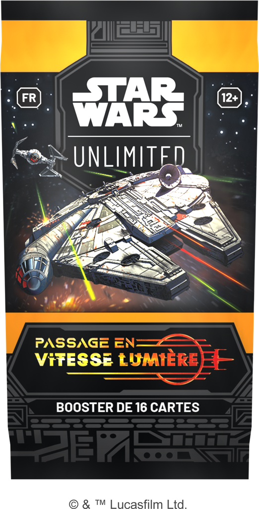 Star Wars Unlimited : Passage Vitesse Lumière booster à l'unité en francais