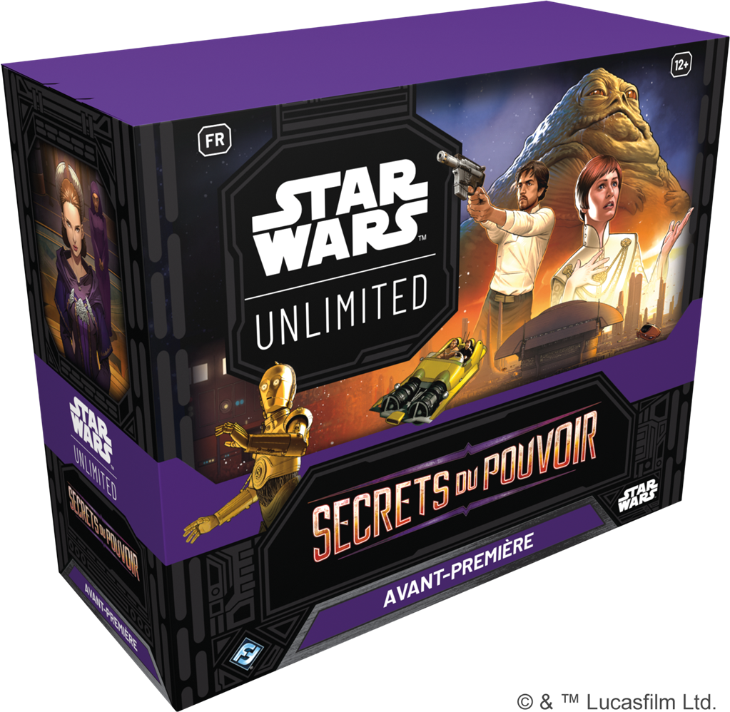 Star Wars Unlimited : Secrets du Pouvoir Boîte AP en Francais