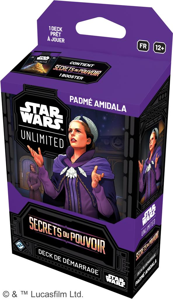 Star Wars Unlimited : Secrets du Pouvoir Deck de demarrage Padmé Amidala en Francais
