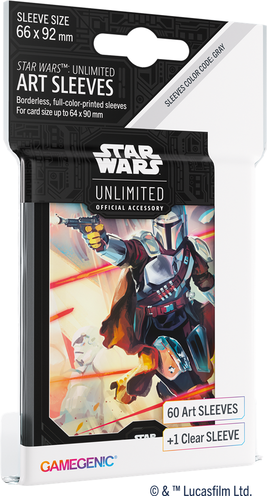 Star Wars Unlimited Art Sleeves : Mandalorian