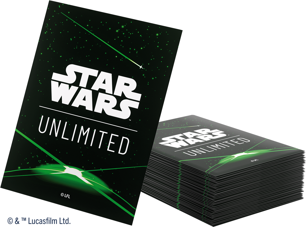 Star Wars Unlimited Art Sleeves : Card Back Green