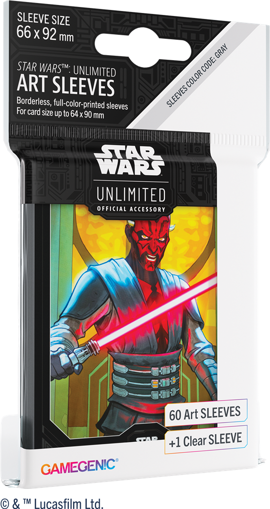 Star Wars Unlimited Art Sleeves : Darth Maul
