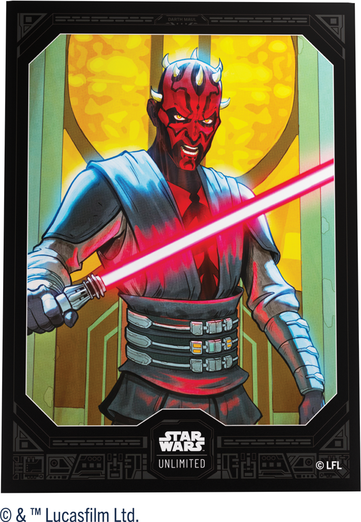 Star Wars Unlimited Art Sleeves : Darth Maul
