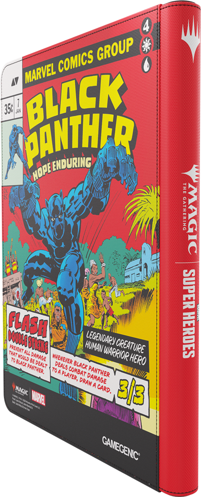Gamegenic: Magic The Gathering Marvel Super Heroes Zip Album 18-Pocket - Captain America