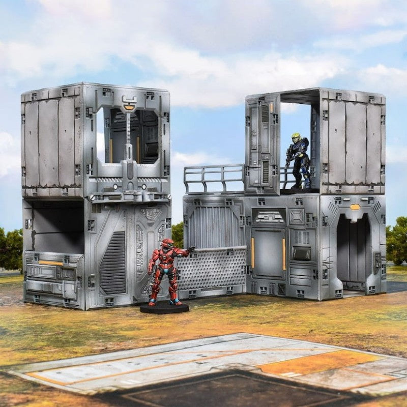 Halo Flashpoint - OUTPOST BUILDABLE TERRAIN SET (EN STOCK)(SOLDES D'HIVER 2026)
