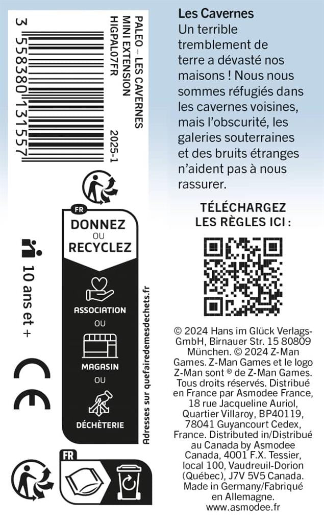 Paleo : Les Cavernes (Extension)