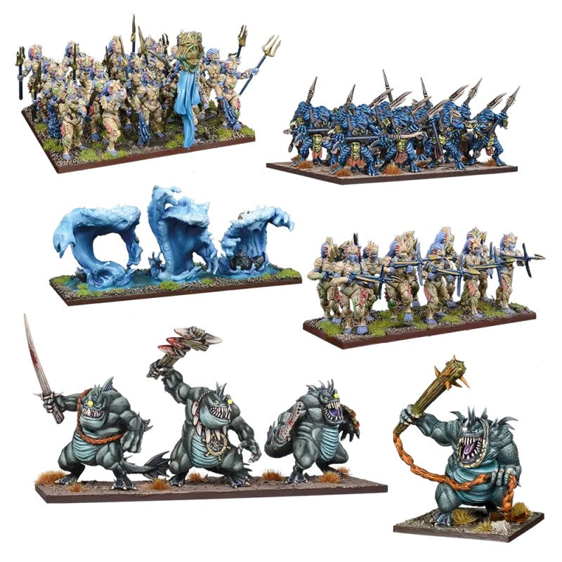 Kings of War - Royaume du Trident - Bataillon du Royaume du Trident