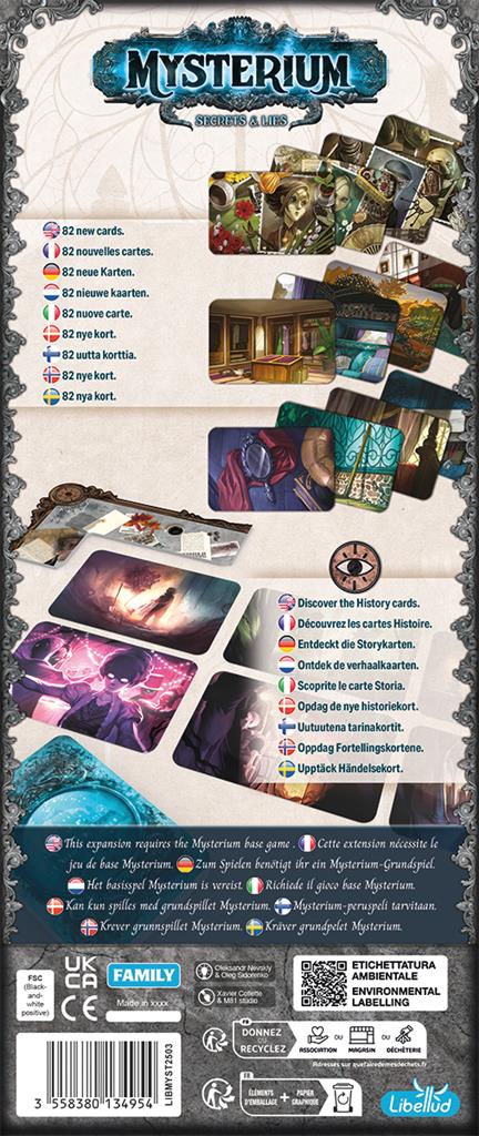 Mysterium (nouvelle version) Refresh - extension "Secrets & Lies