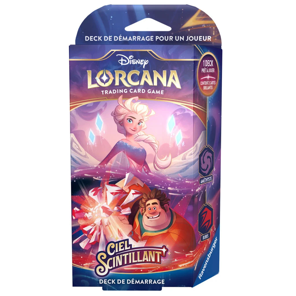 Disney Lorcana: Deck de Démarrage Ciel Scintillant - Elsa et Ralph