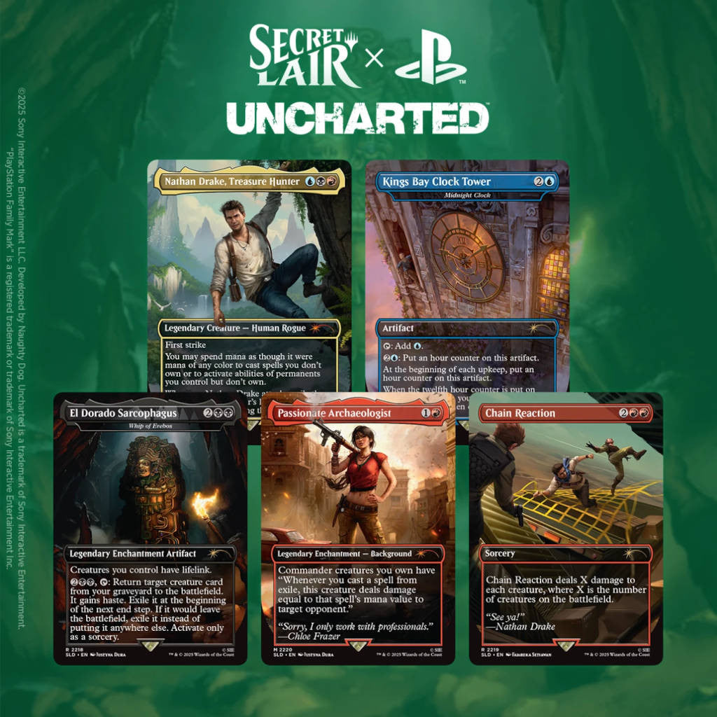 Magic The Gathering: Secret Lair Uncharted en Anglais