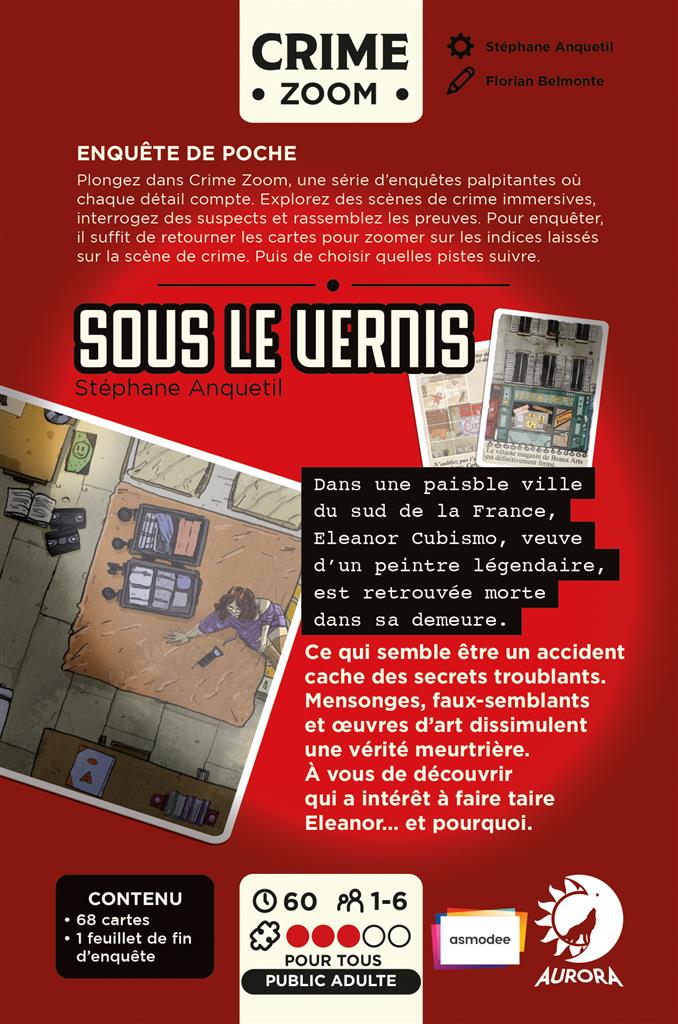 Crime Zoom : Sous le vernis