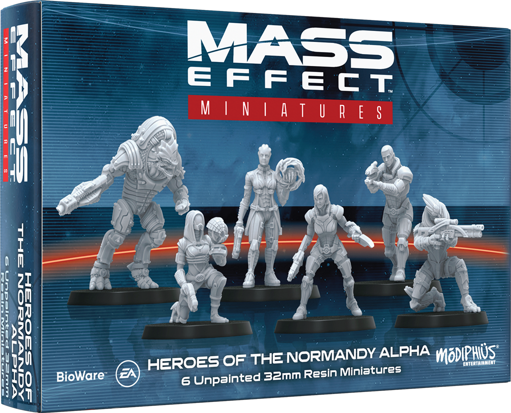Mass Effect: Heroes of the Normandy Alpha (Resin Set)en Anglais