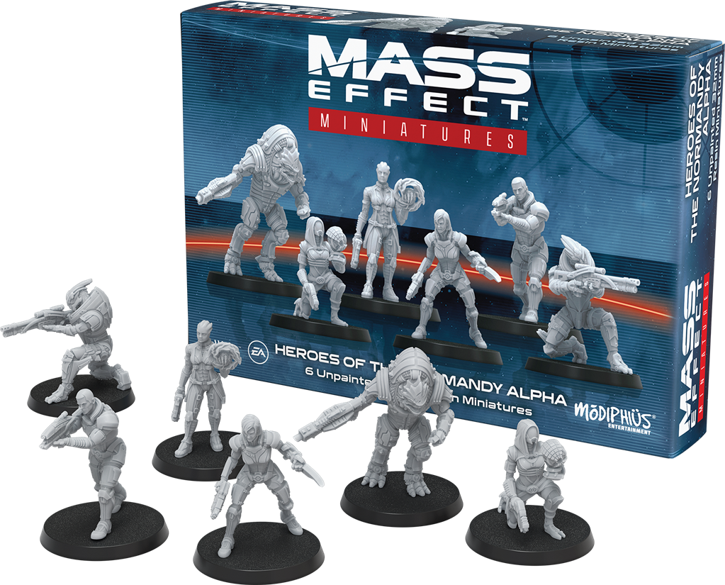 Mass Effect: Heroes of the Normandy Alpha (Resin Set)en Anglais