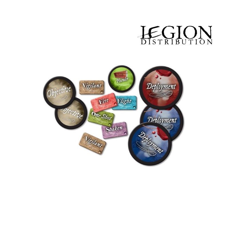 Mousquets & Tomahawks - Pions et Marqueurs