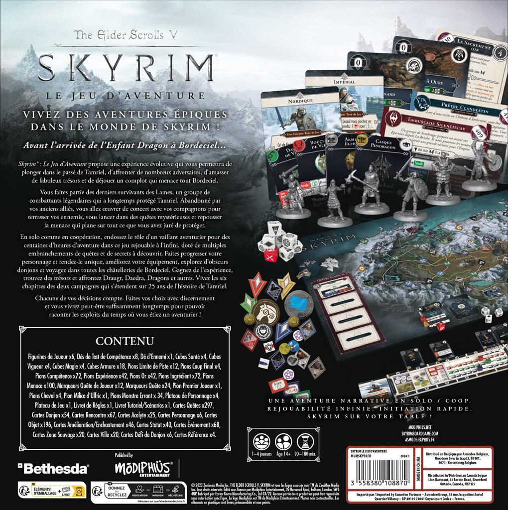 The Elder Scroll V : Skyrim The Adventure Game (LIVRAISON GRATUITE)