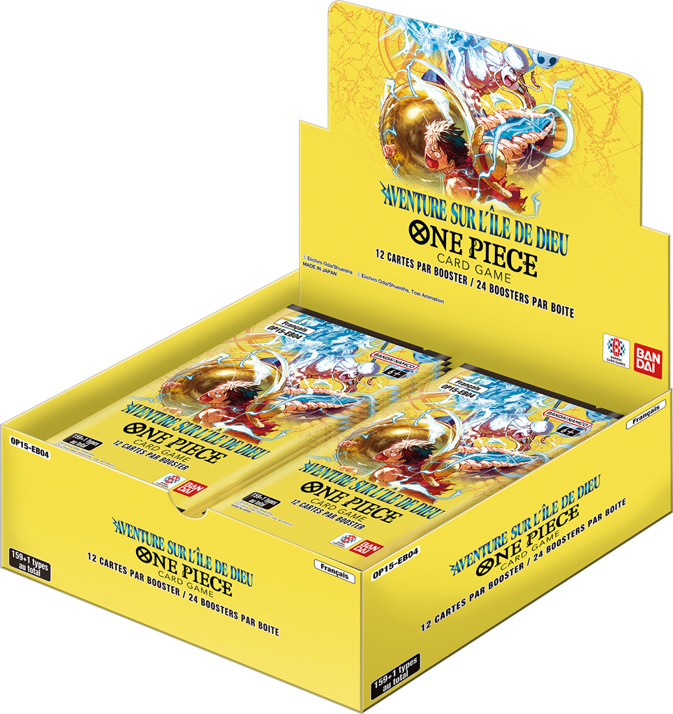 One Piece : OP15 Booster Display de 24 boosters en Francais