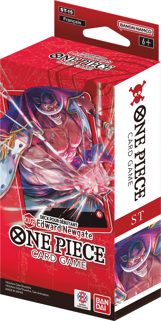 One Piece : OP09 One Piece : Deck débutant Rouge - Edward Newgate en Francais (EN STOCK)
