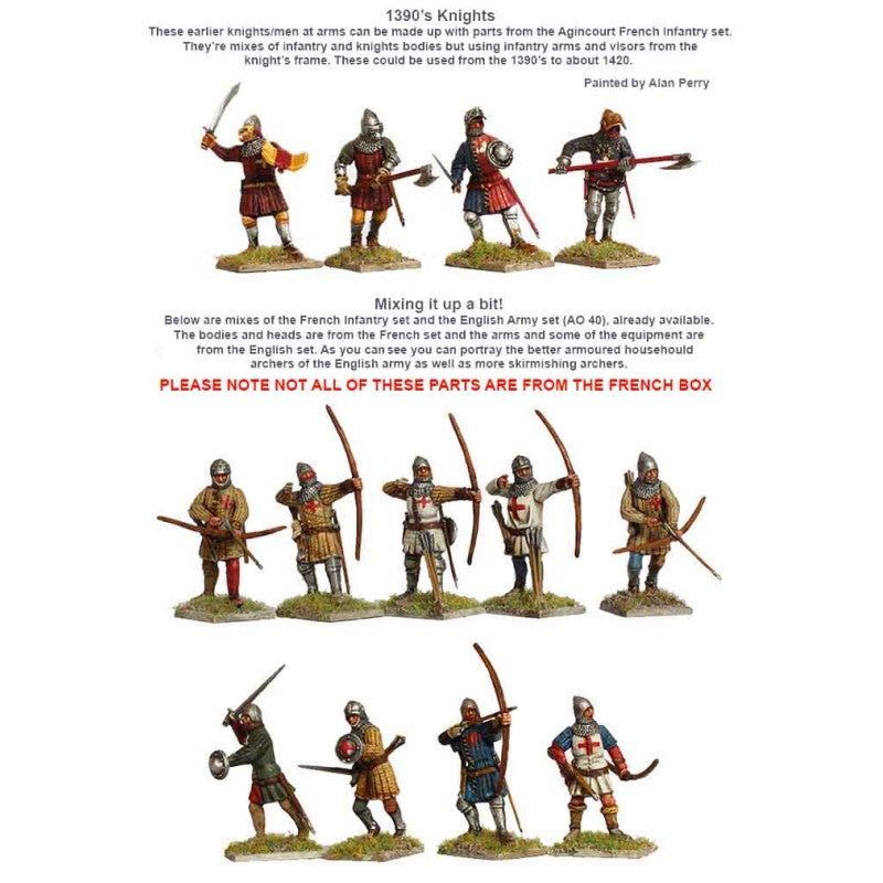 Perry Miniatures - Agincourt French Infantry 1415-29