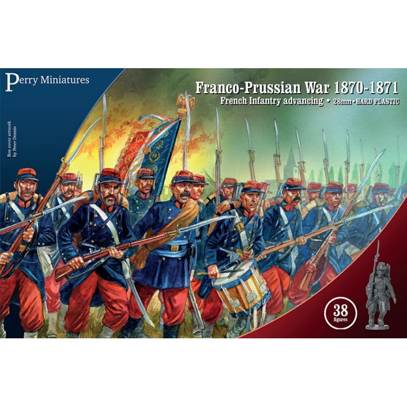 Perry Miniatures - Franco-Prussian War French Infantry advancing