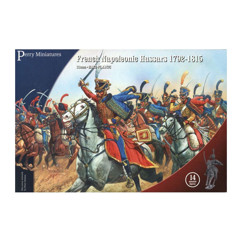 Perry Miniatures - Plastic French Napoleonic Hussars (14 hussars)