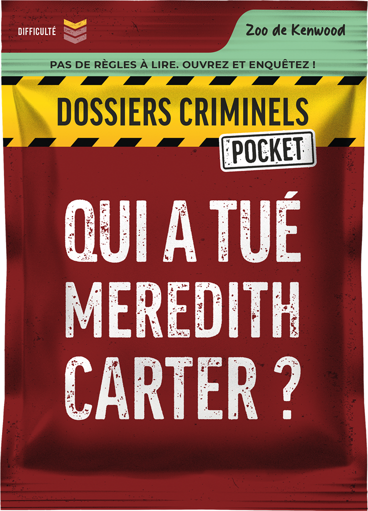 Dossiers Criminels Pocket 1 - Qui a tué Meredith Carter ? (EN STOCK)