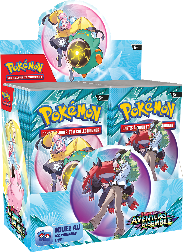 Pokémon EV09 Aventures ensemble : Display de 36 boosters en Francais (LIVRAISON GRATUITE)(EN STOCK)