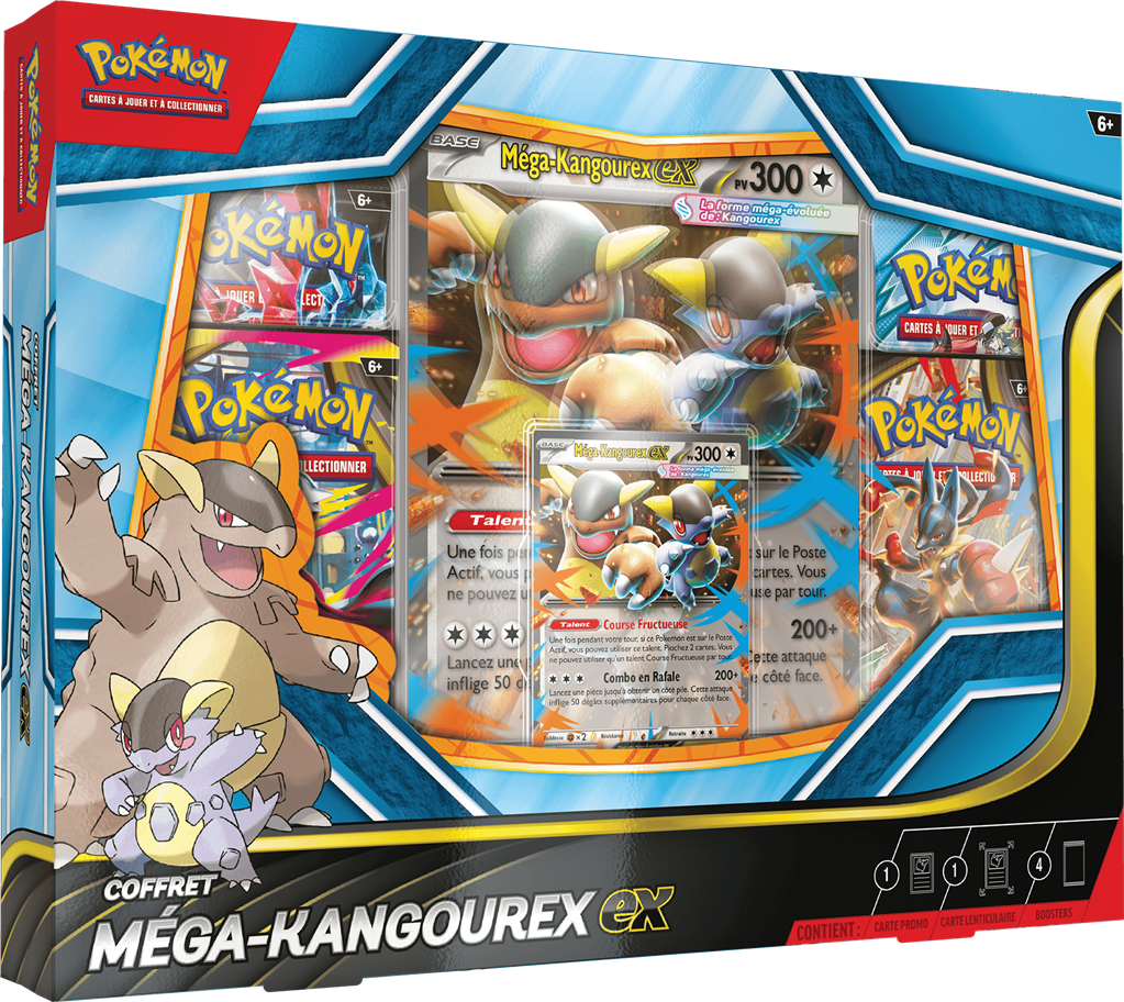 Pokémon : coffret Novembre ex 4b MEGA KANGOUREX EX