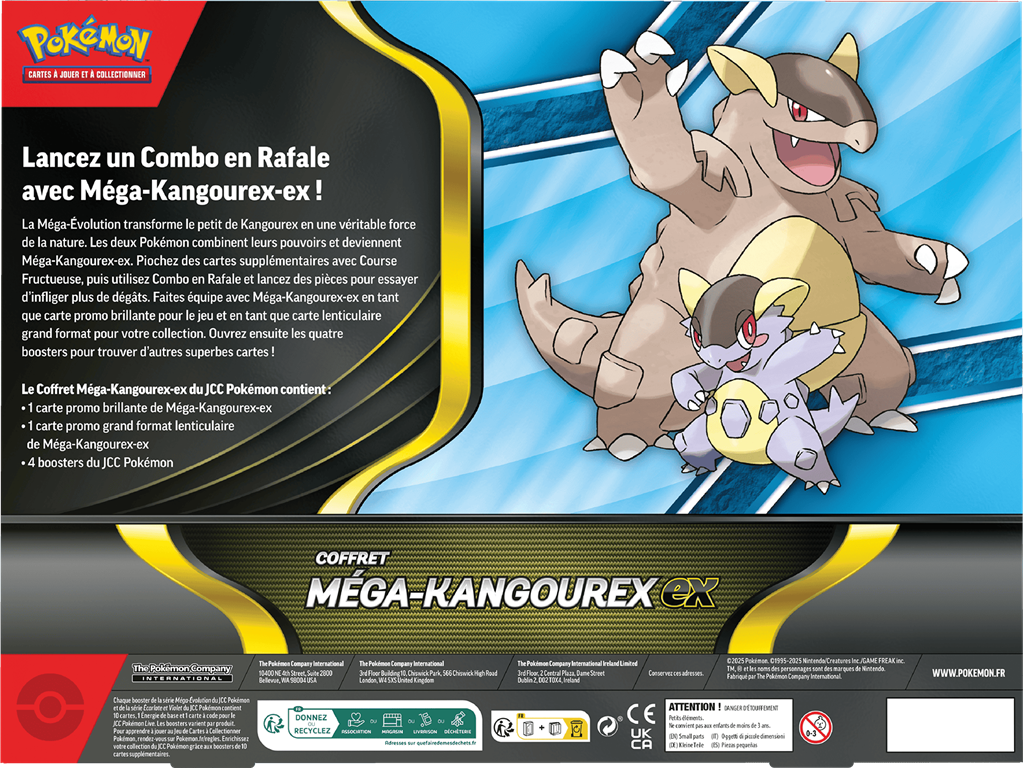 Pokémon : coffret Novembre ex 4b MEGA KANGOUREX EX
