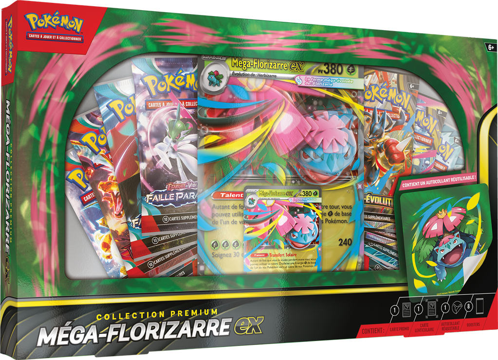 Pokémon : Coffret Premium Novembre 2025 MEGA FLORIZARRE EX (Limité à un exemplaire par client)