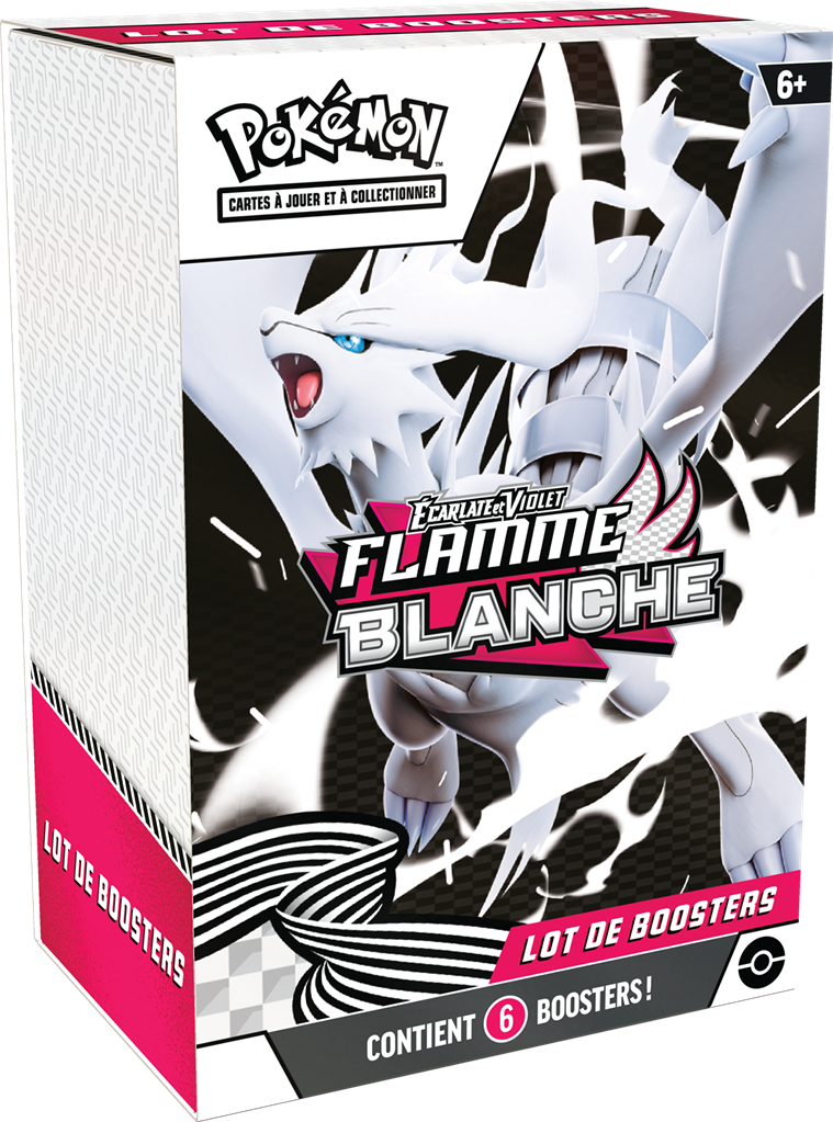 Pokémon : Bundle - 6 boosters Flamme Blanche en Francais (limité à 1 exemplaires max par client)(EN STOCK)