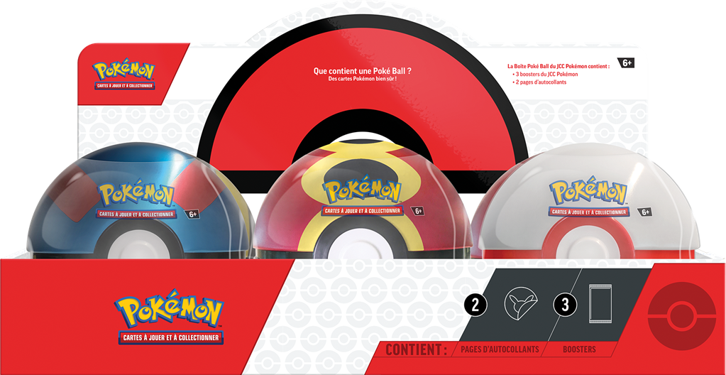 Pokémon : Pokéball Q4 à l'unité (Limité à un exemplaire par client)