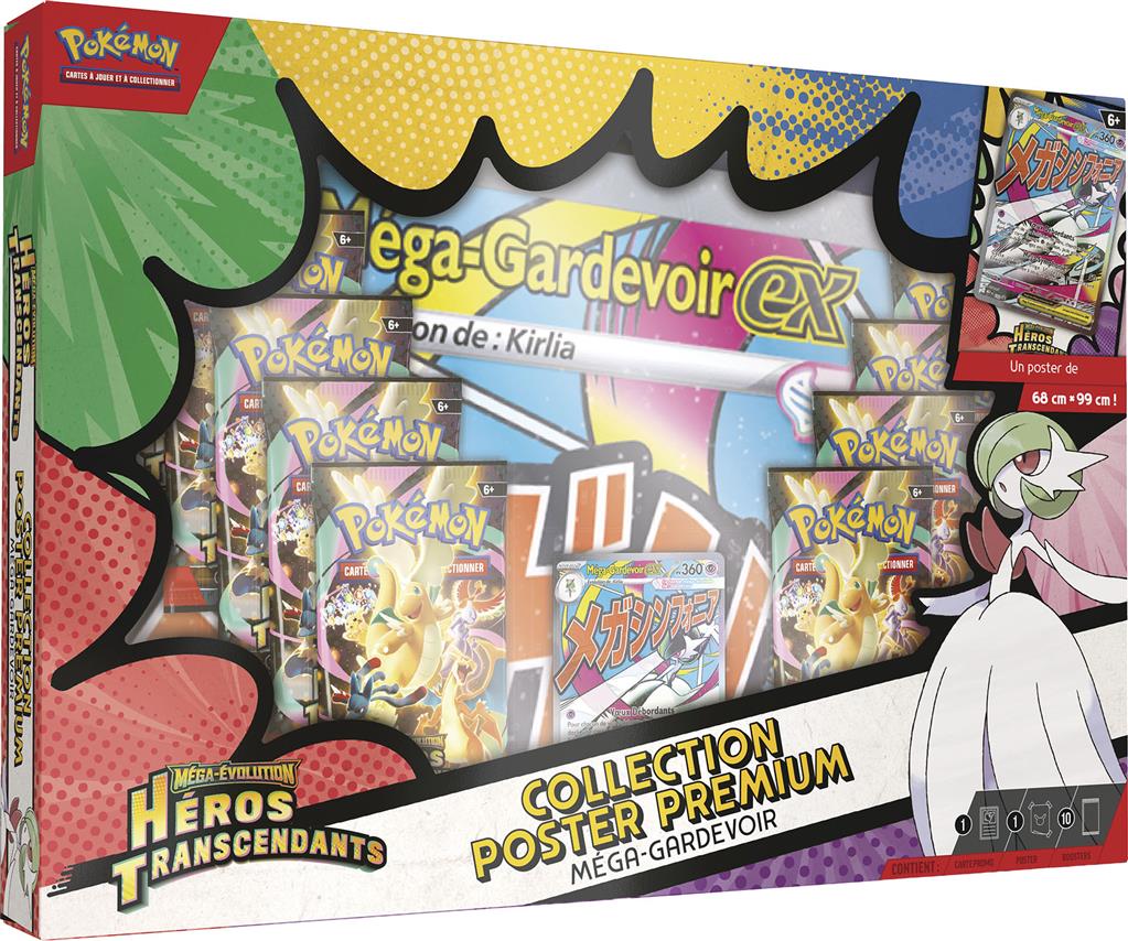 Pokémon Q126 : Coffret Poster Premium (10b) Mega-Gardevoir ( Limité à un exemplaire par client)(EN STOCK)