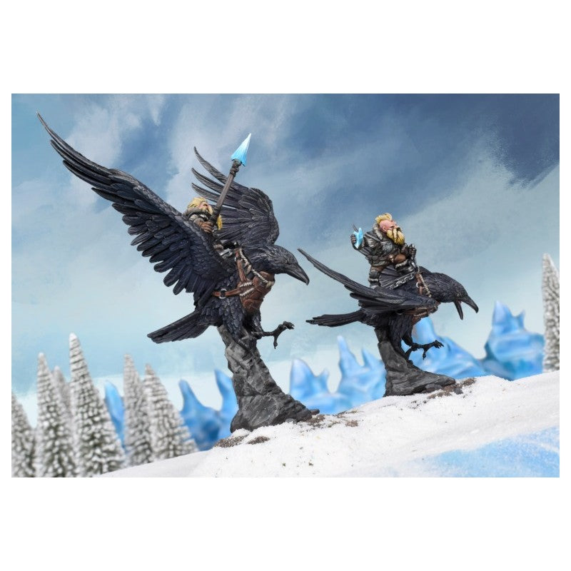 Kings of War Alliance du Nord - RÉGIMENT DE CORBEAUX GRIFFES GLACIALES