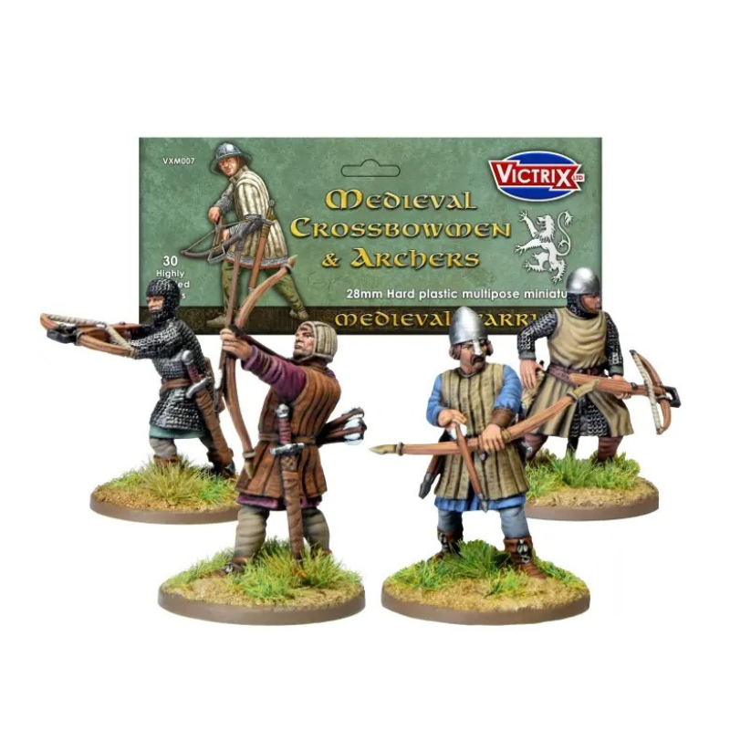 Victrix Miniatures 28mm Médiéval - Crossbowmen & Archers (Sortie en février 2026)