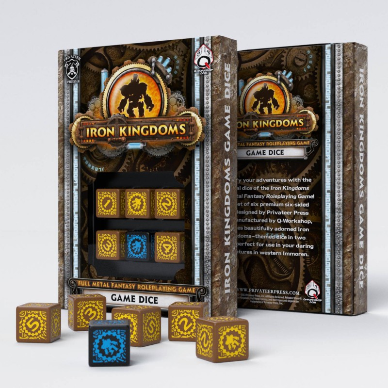 QW - iron kingdoms d6 (EN STOCK)