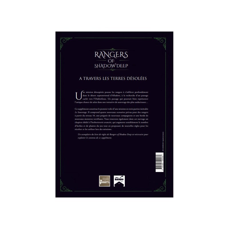 Rangers of Shadow Deep - Livre - À Travers les Terres Désolées
