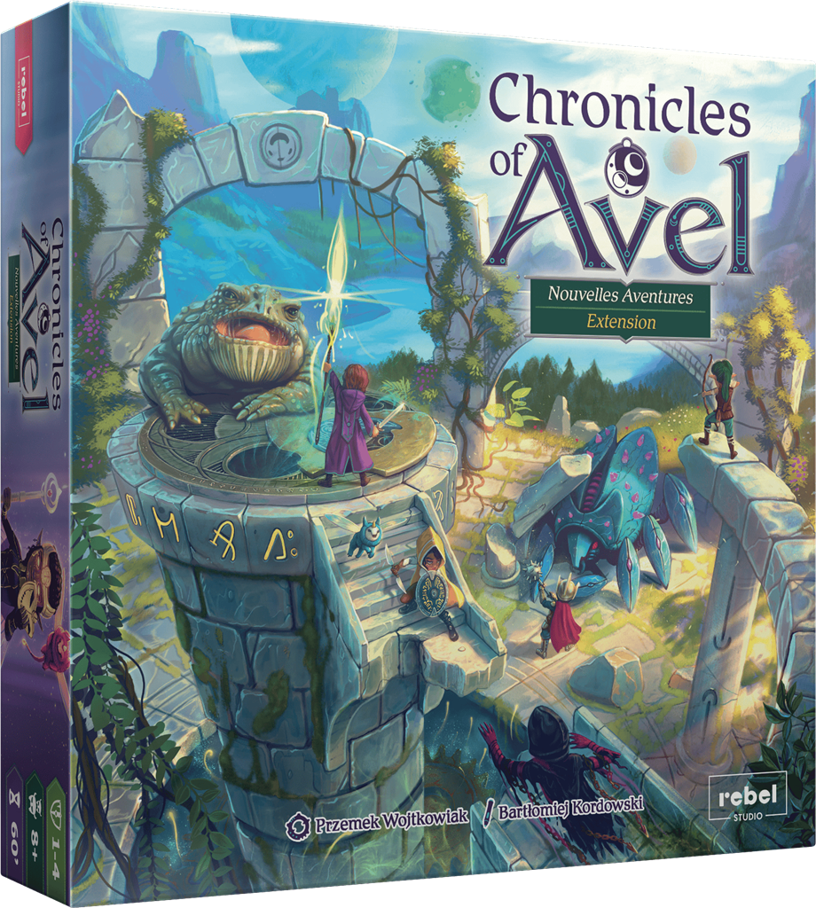 Chronicles of Avel + Extension nouvelles Aventures + Meeple Stickers (FRAIS DE PORT GRATUITS))
