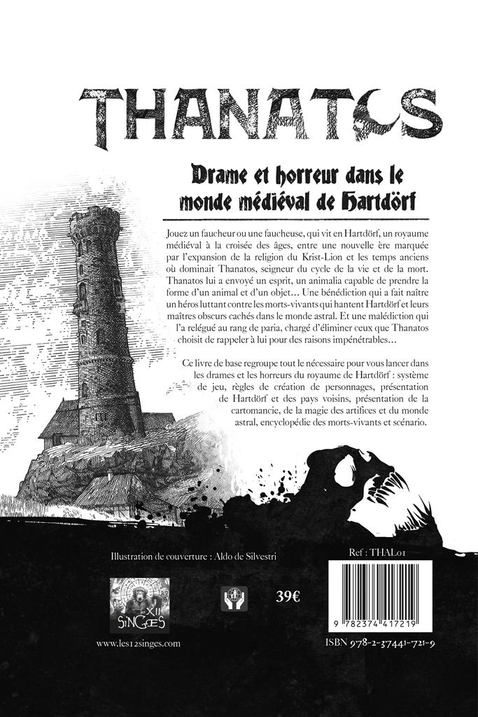 Thanatos : Livre de base (LIVRAISON GRATUITE)