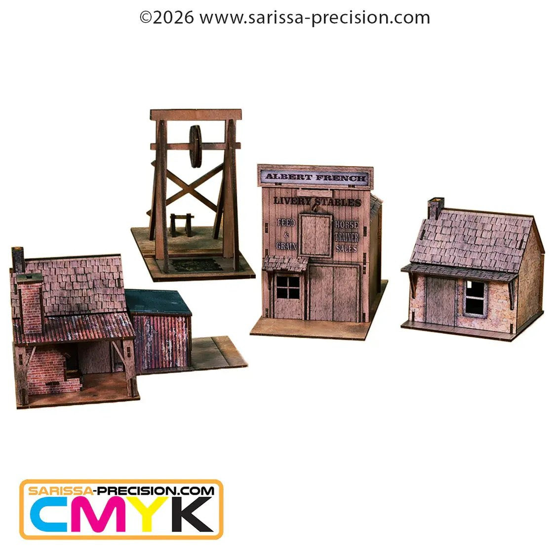 Sarissa Précision : Dust, Sweat & Steel Scenery Set
