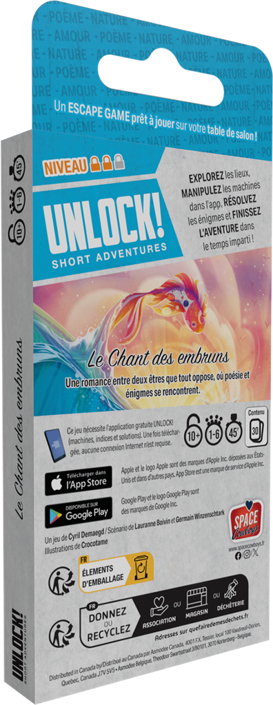 Unlock! Short Adventures. : Le chant des embruns (EN STOCK)(SOLDES D'HIVER 2026)