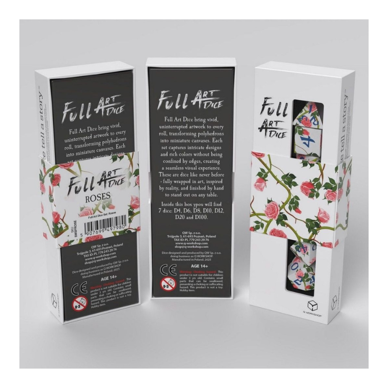 Set de Dès Full Art - Roses (Sortie prévue en novembre)