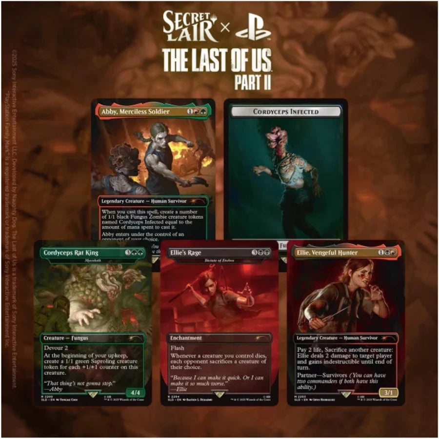 Magic The Gathering: Secret Lair The Last of Us 02 en Anglais
