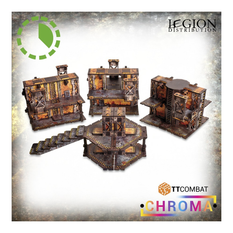 TT Combat - Chroma - Wonderhive Arcology (Yellow) Prépeint (Précommandes sortie en avril 2026)