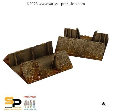 Sarissa Précision Trench System : Trench Entrance (x2) (Précommandes disponible en janvier)
