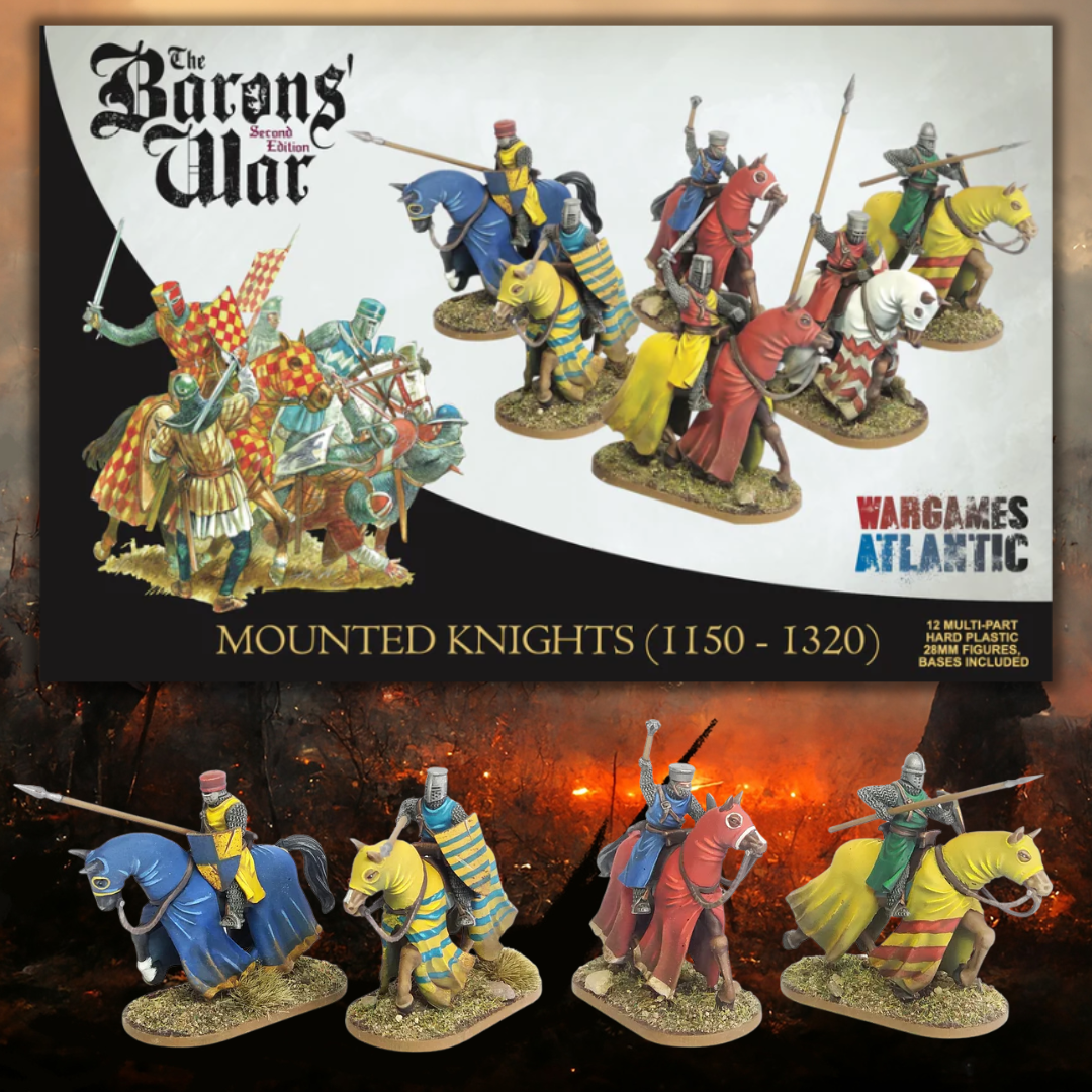 Barons' War Mounted Knights (1150-1320)(RUPTURE DE STOCK FOURNISSEUR)