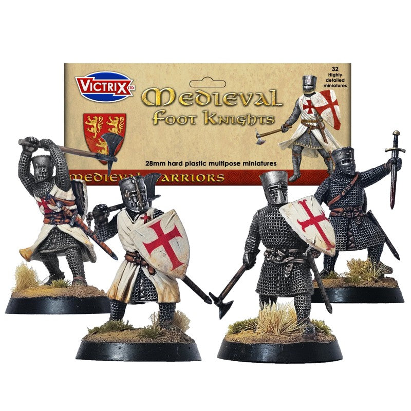 Victrix Miniatures 28mm Médiéval - Medieval Foot Knights