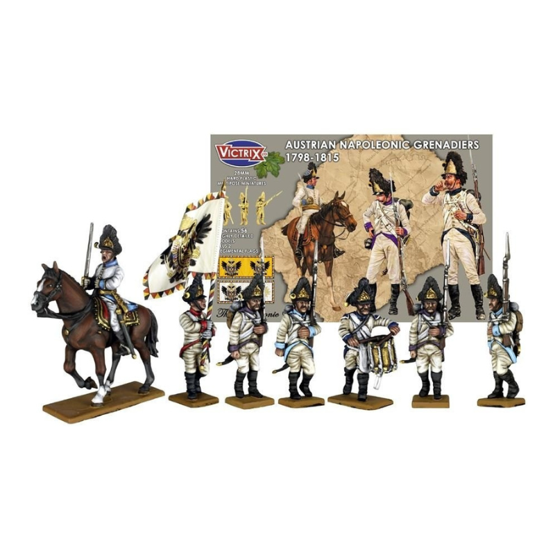 Victrix Miniatures 28mm Napoléonienne - Austrian Napoleonic Grenadiers 1798-1815