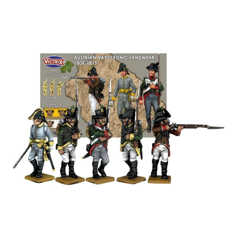 Victrix Miniatures 28mm Napoléonienne - Austrian Napoleonic Landwehr 1808-1815